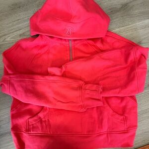 Lululemon Half Zip Scuba Hoodie (Lipgloss)